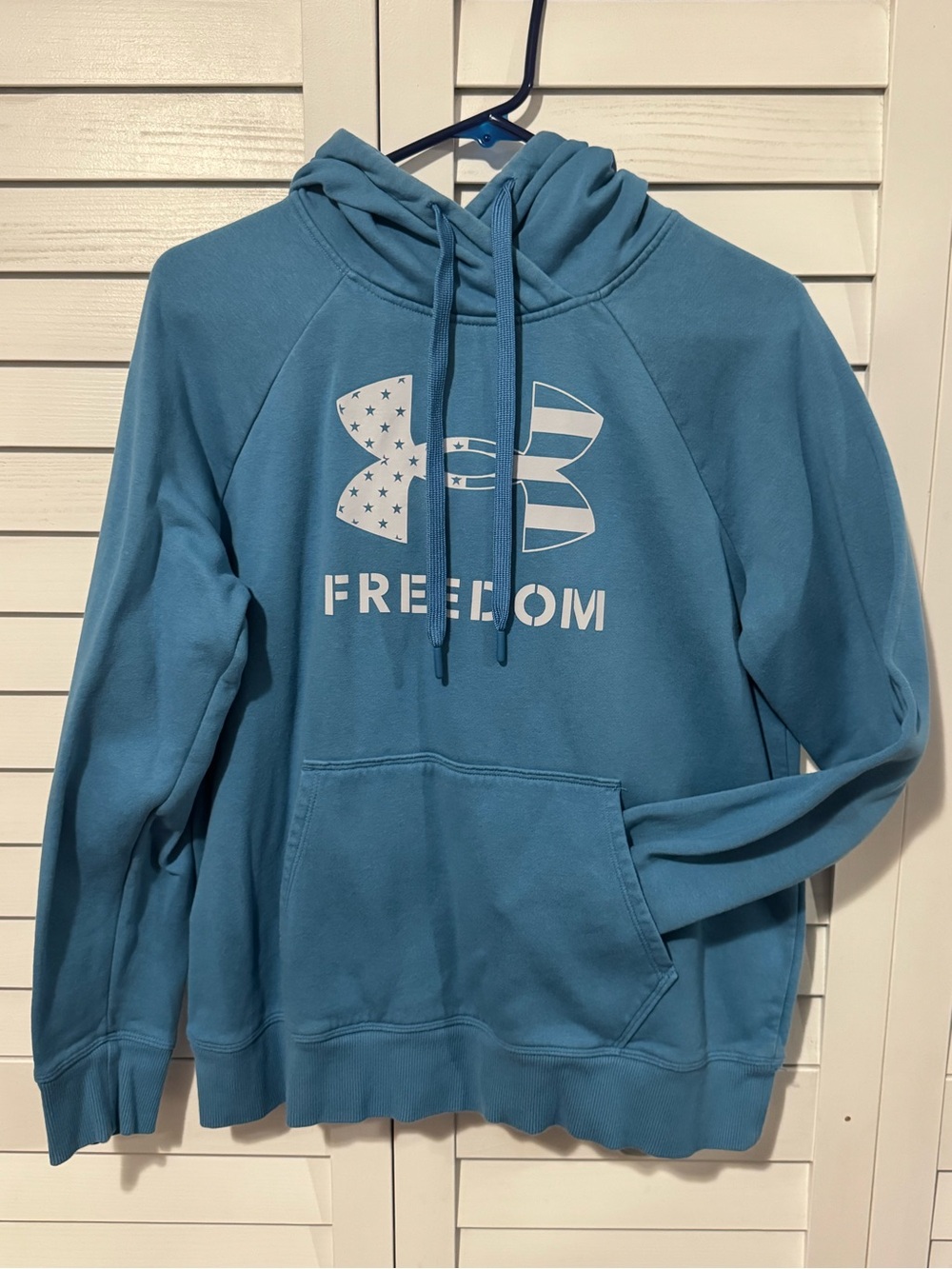 Under Armour Teal Blue FREEDOM Hoodie